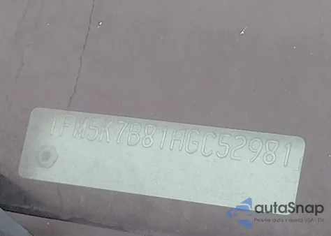 2017 Ford Explorer from USA, damaged, VIN 1FM5K7B81HGC52981